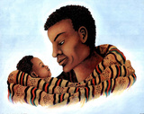 African Tribal Father Art Print POSTER Black History Print