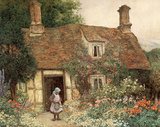 AC Strachan (Herbacious Border) Art Print Poster Prints