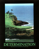 Determination (Golf) Art Poster Print Posters