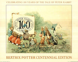 Celebrating 100 Years (The Tale Peter of Rabbit) Art Print Poster Posters