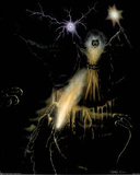 C. B. Pope Dragon Fire Wizard Fantasy Art Print POSTER Prints