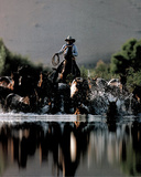 Cowboy (Roundup) Art Poster Print Posters