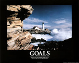 Goals (Lighthouse) Art Poster Print Prints