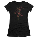 Juniors: The Flash - Neon Flash T-shirts