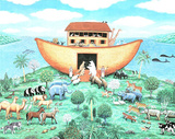 Noah's Ark (Religious) Art Print Poster Photo