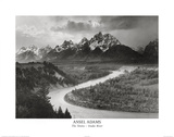 Snake River Grand Tetons Ansel Adams ART PRINT POSTER Photo