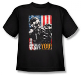 Youth: Watchmen - The Comedian Wants You T-shirts