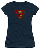 Juniors: Superman - Crackle S T-shirts