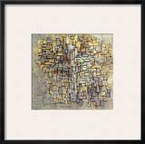 Mondrian: Composition, 1913 Framed Giclee Print by Piet Mondrian