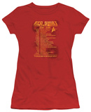Juniors: Star Trek - Red Shirt Tour Shirts