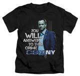 Youth: CSI New York - You Will Answer T-shirts