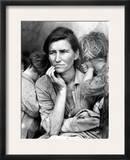 Migrant Mother, 1936. Framed Photographic Print by Dorothea Lange