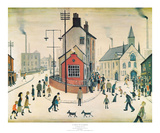 A Street in Clitheroe Kunstdrucke von Laurence Stephen Lowry