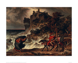 Landscape with MacBeth and the Witches, 1829 Posters by Josef Anton Koch