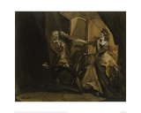 Garrick and Mrs Pritchard as MacBeth and Lady MacBeth after the Murder of King Duncan Posters by Johann Heinrich Füssli
