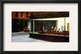 Hopper: Nighthawks, 1942 Framed Giclee Print by Edward Hopper