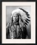 Sioux Brave, C1900 Framed Photographic Print by John Alvin Anderson