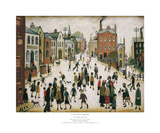 Dorfplatz Kunst von Laurence Stephen Lowry
