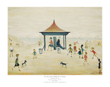 On the Sands, Berwick on Tweed Kunstdrucke von Laurence Stephen Lowry