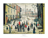 A Procession Poster von Laurence Stephen Lowry