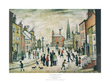 Lancashire Village Kunstdrucke von Laurence Stephen Lowry
