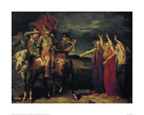 MacBeth and the Three Witches, 1855 Posters by Theodore Chasseriau