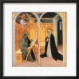 St. Catherine Of Siena Indrammet giclee-tryk af Giovanni di Paolo St. Catherine Of Siena Indrammet giclee-tryk af Giovanni di Paolo