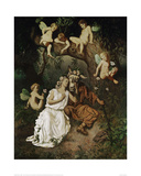 Titania in the Grip of her Fantastic Delusion Posters by Rudolf Carl Huber