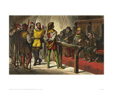 Borachio and Conrade Before the Judge (Much Ado About Nothing) Poster by Robert Dudley