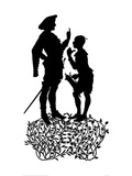 Silhouette of Prince Henry and Francis Posters by Paul Konewka