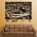 Tiger Stadium Historic Aerial Mural Wall Decal