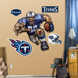 Tennessee Titans Die Cut RB Liquid Blue Wall Decal
