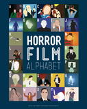 Horror Film Alphabet - A to Z Affiche par Stephen Wildish