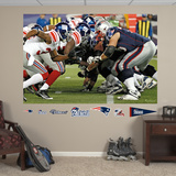 Patriots-Giants Line Mural Wall Decal