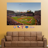 Texas Rangers Ballpark in Arlington Flyover Mural Autocollant mural