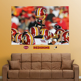 Redskins Helmets Mural Wall Decal