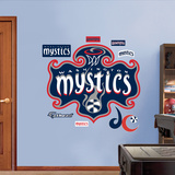 Washingon Mystics Logo   Wall Decal