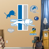 Detroit Lions Classic Logo Wall Decal