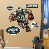 New York Jets Die Cut RB Liquid Blue Wall Decal