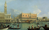 Ducal Palace, Venice Wandabziehbild von Canaletto 