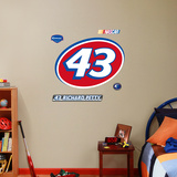 Richard Petty 43 Logo Jr. Wall Decal