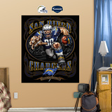 San Diego Chargers Liquid Blue Wall Decal