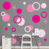 Pink Polka Dots Vinilos decorativos Pink Polka Dots Vinilos decorativos