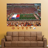 Texas Darrell K. Royal Stadium mural – Texas Flag Wall Decal