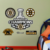 Bruins Stanley Cup Logo Wall Decal