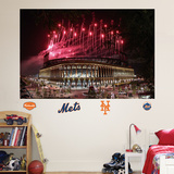 New York Mets Citi Field Fireworks Mural Wall Decal