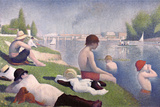 Bathers at Asnieres Wall Decal by Georges Seurat
