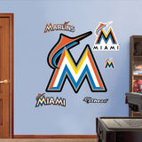 Miami Marlins 2012 Logo Autocollant mural