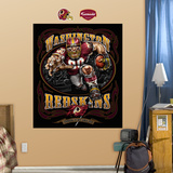 Washington Redskins Liquid Blue Wandabziehbild