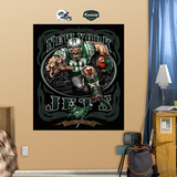 New York Jets Liquid Blue Wall Decal